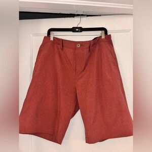 Men's Casual rust colored Shorts size 36 waist inseam 10” by One Day Away